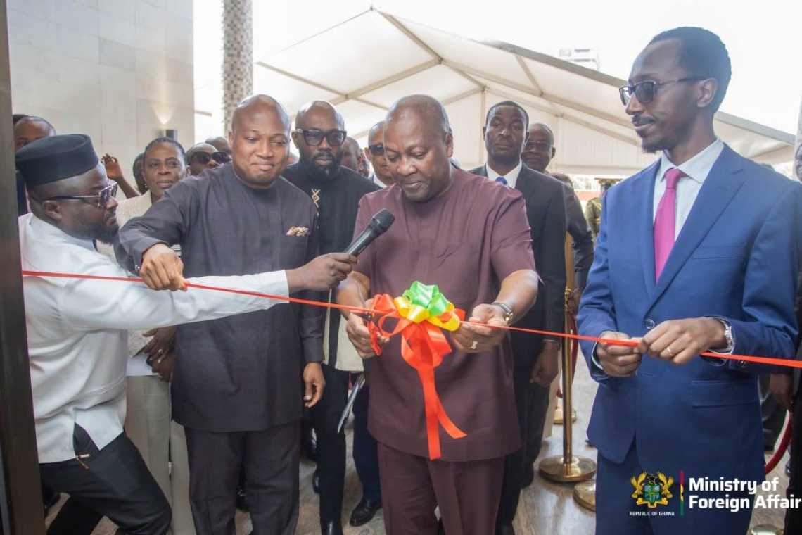 Mahama Commissions Ghana New Chancery Building in Addis Ababa
