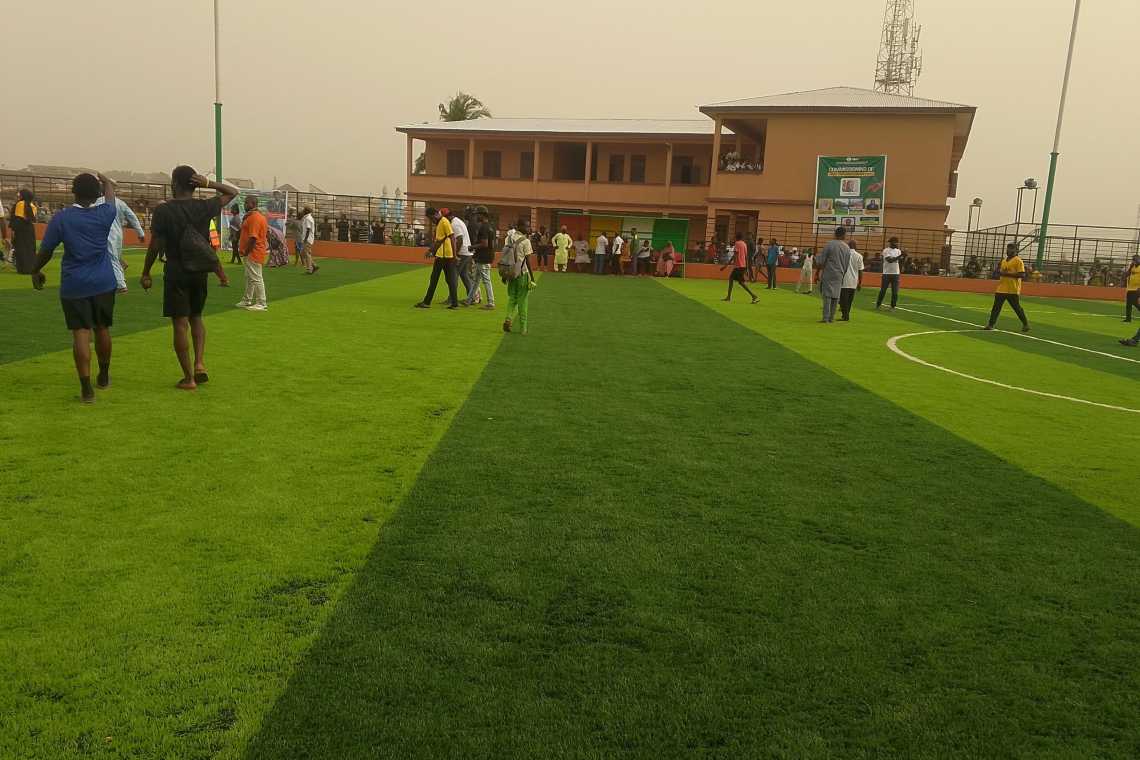 A Goal for Unity: MP Muntaka and MCE Alhassan Inaugurate Historic Sports Arenas in Asawase