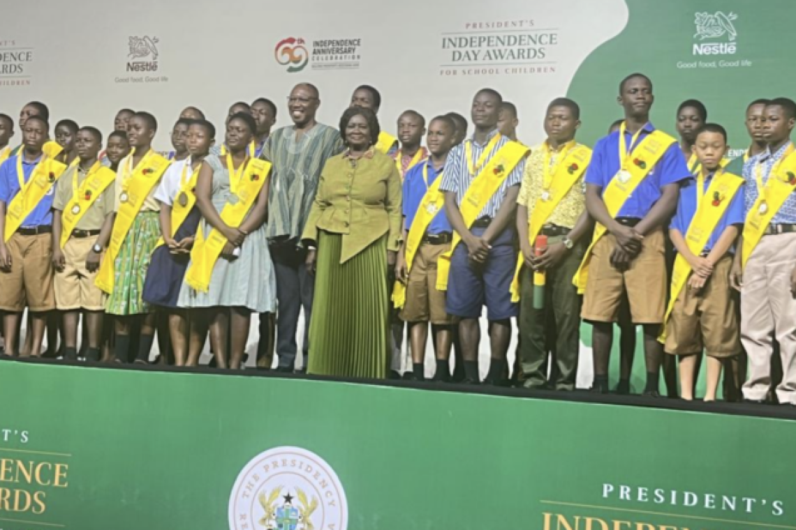 Values-Based Victory: Vice President Opoku-Agyemang Honors Top BECE Performers with Call for Discipline